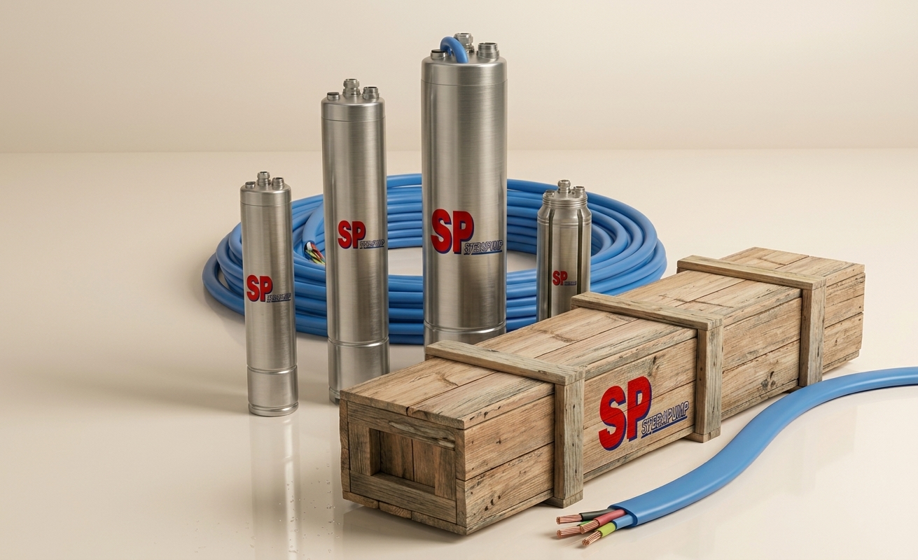 موتور SP Sterapump الغاطس مقاس 6 بوصة بنظام التبريد المائي